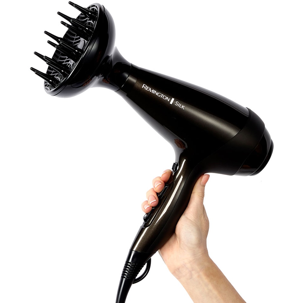 Uscator de par REMINGTON AC Silk AC9095, 2400W, negru