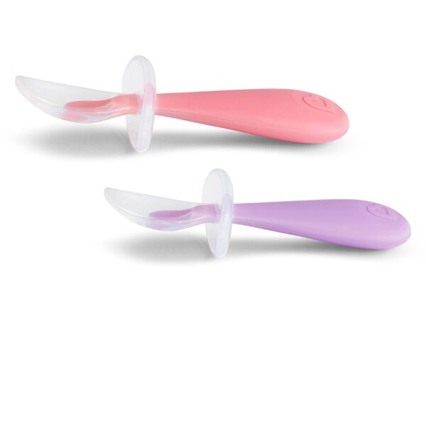 Set lingurite MUNCHKIN 011220PP, 6 luni+, 2 buc, roz-mov