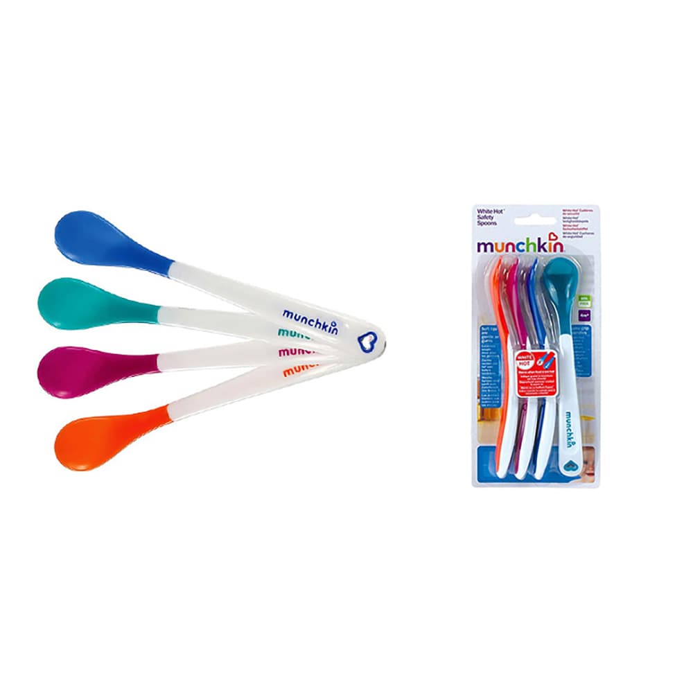 Set lingurite MUNCHKIN 011522, 4 luni+, 4 buc, multicolor