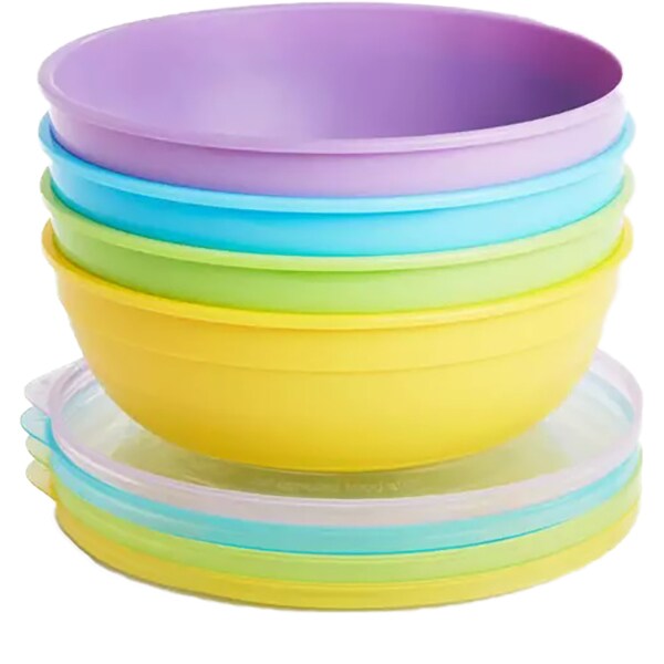 Set de hranire MUNCHKIN Love a Bowls 012106, 4 luni+, 6 piese, multicolor