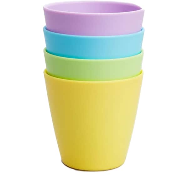 Set pahare MUNCHKIN 051762, 18 luni+, 237ml, 4 buc, multicolor