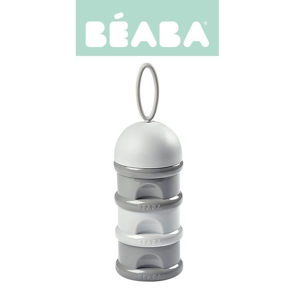 Recipient lapt praf BEABA B911673, 0 luni+, 270 ml, gri