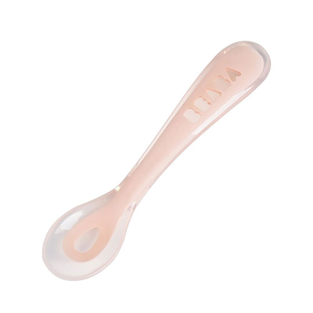 Lingurita BEABA B913425, 8 luni+, roz-transparent