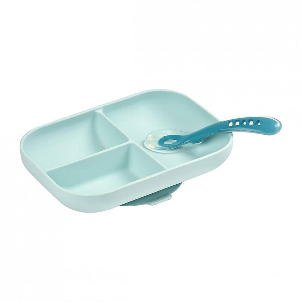 Set hranire BEABA B913455, 4 luni+, 2 piese, albastru