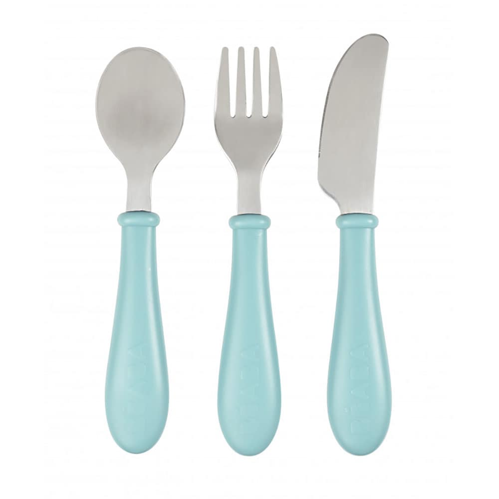 Set tacamuri BEABA B913461, 12 luni+, 3 buc, verde-argintiu