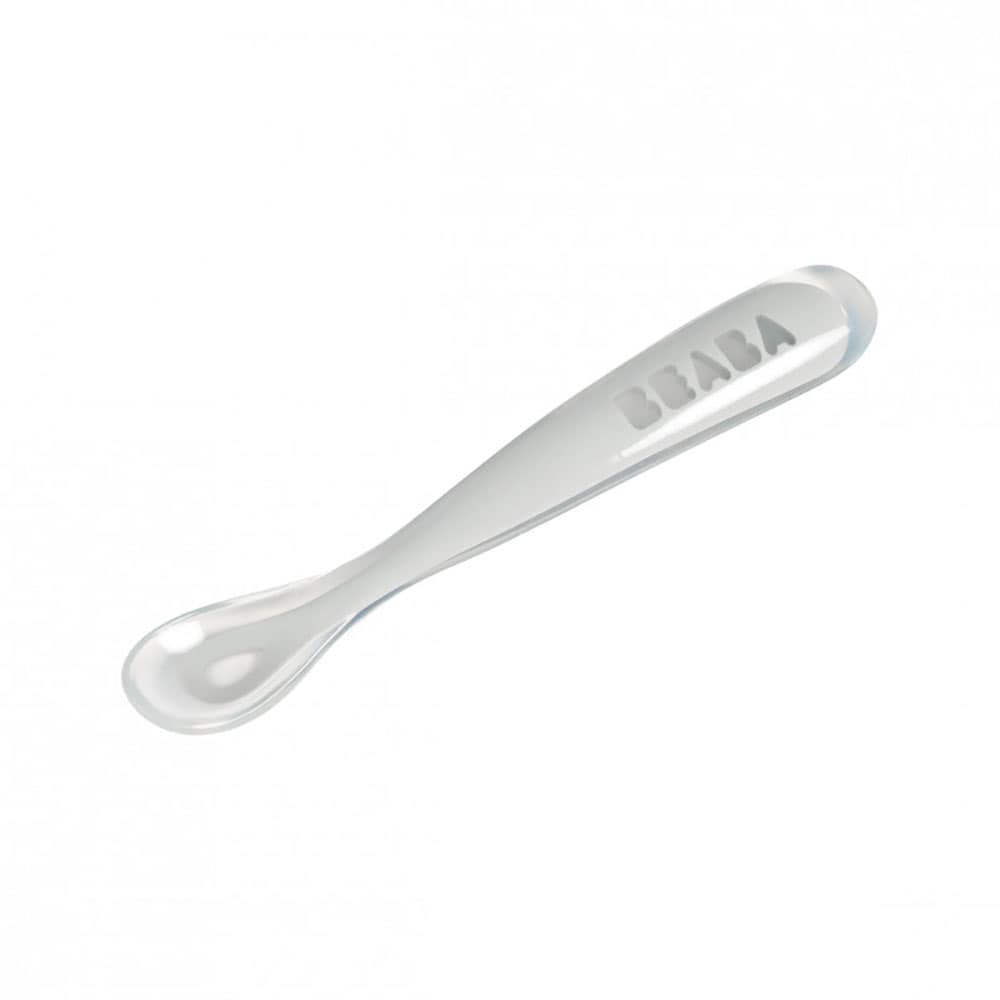 Lingurita soft BEABA B913463, 4 luni+, gri
