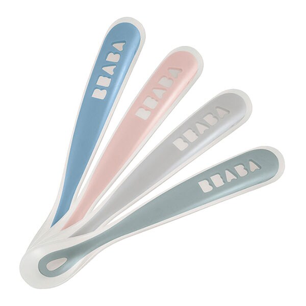 Set lingurite BEABA B913465, 4 luni+, 4 buc, multicolor