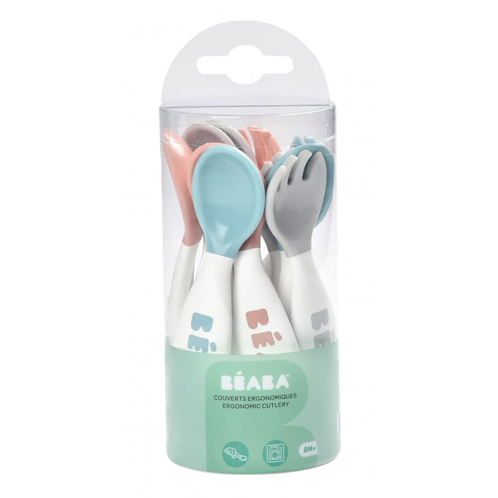Set tacamuri BEABA B913471, 8 luni+, 10 buc, multicolor
