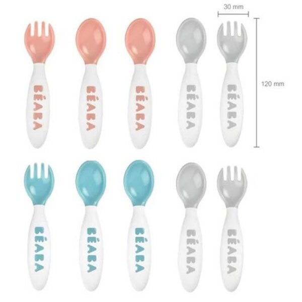 Set tacamuri BEABA B913471, 8 luni+, 10 buc, multicolor