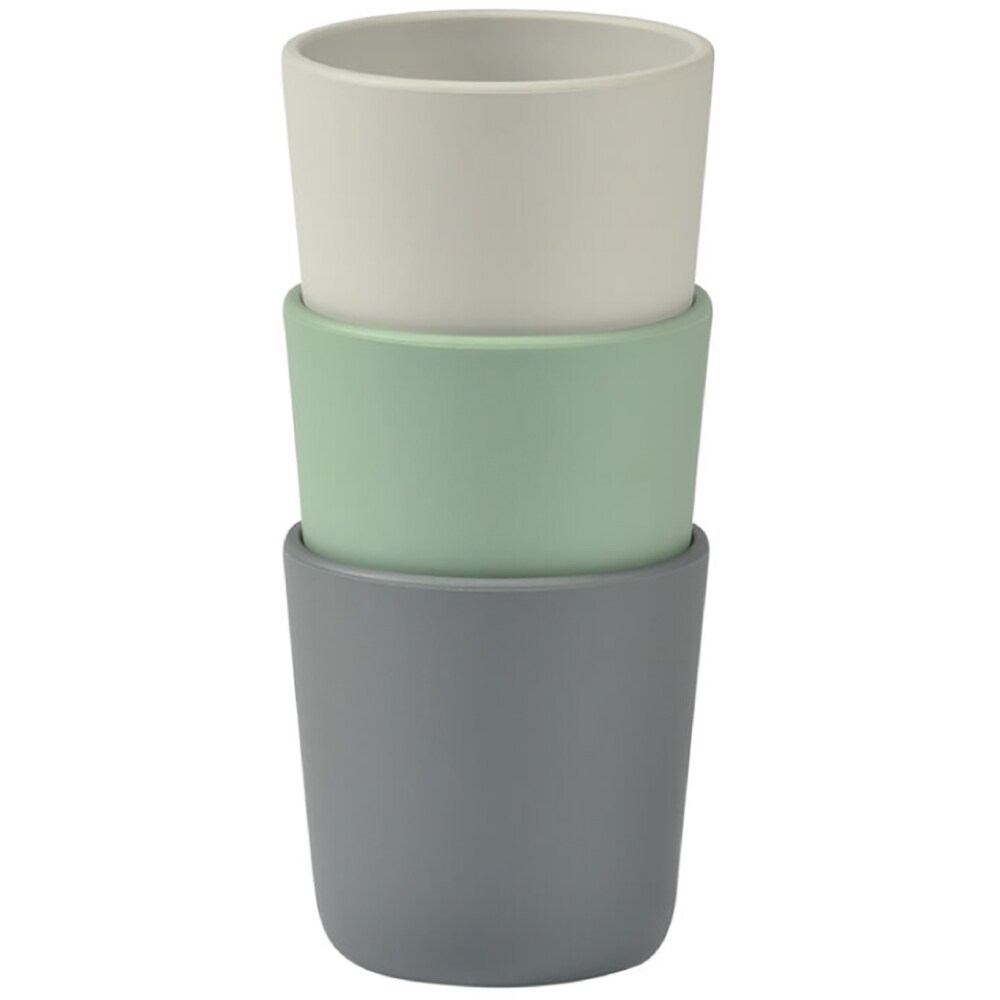 Set pahare BEABA Sage B913545, 6 luni+, 3 buc, verde-gri