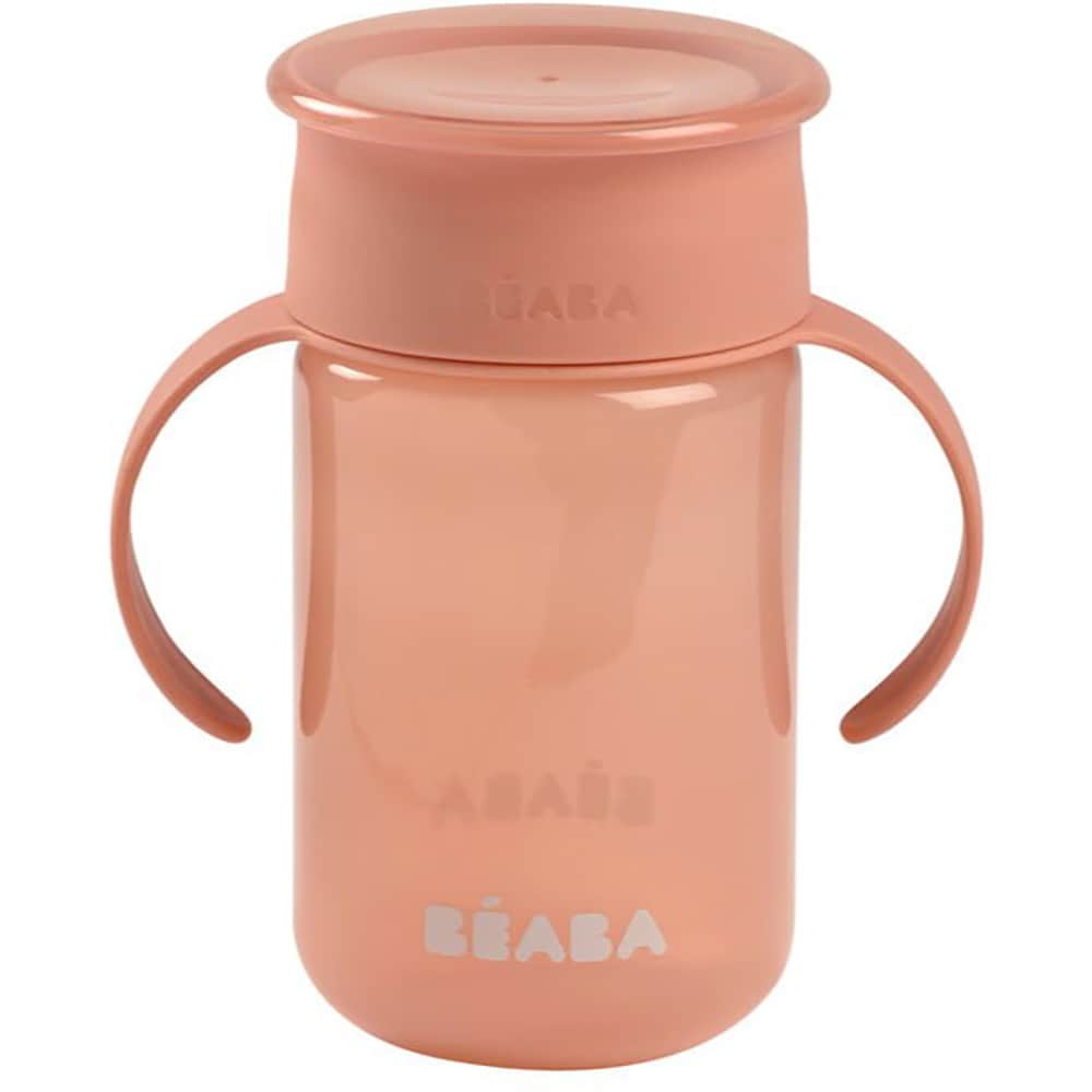 Cana de invatare BEABA B913571, 340ml, roz