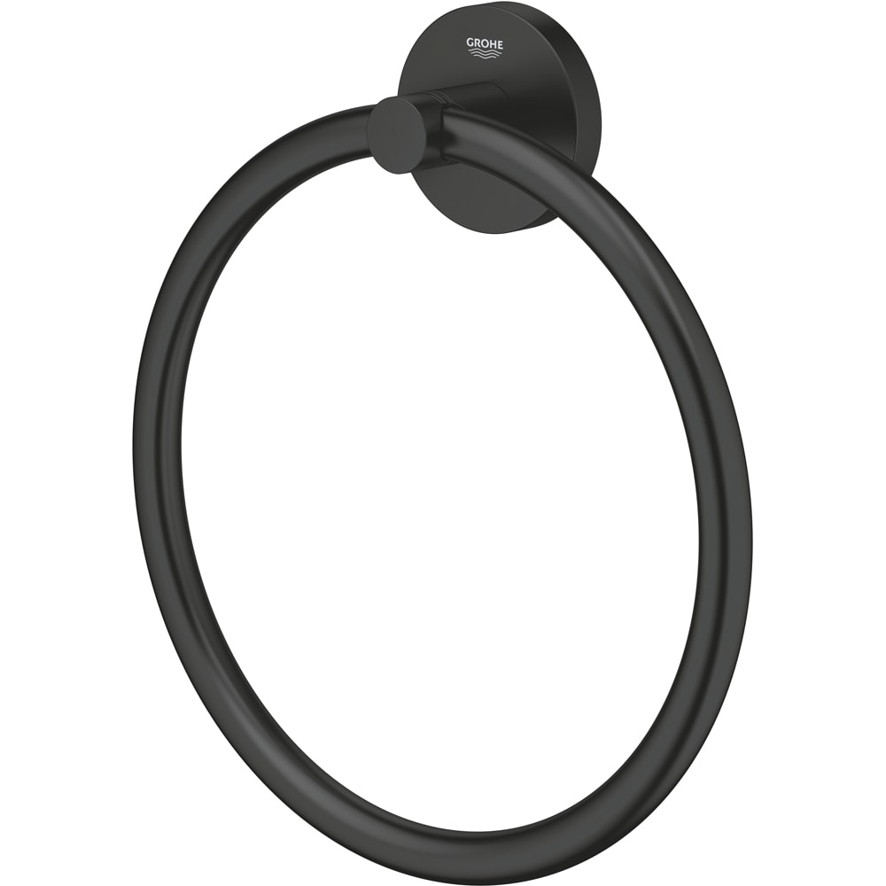 Suport prosop tip inel GROHE Essentials 1024612430, negru