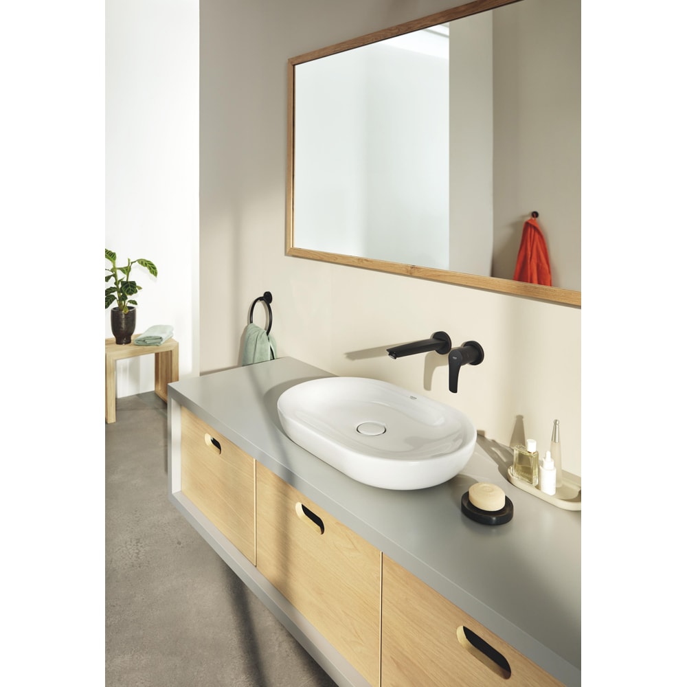 Suport prosop tip inel GROHE Essentials 1024612430, negru