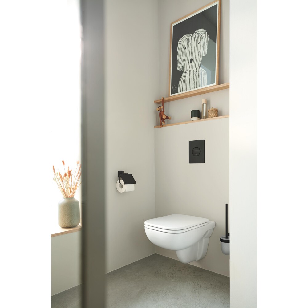 Suport hartie igienica GROHE Essentials 1024652430, negru