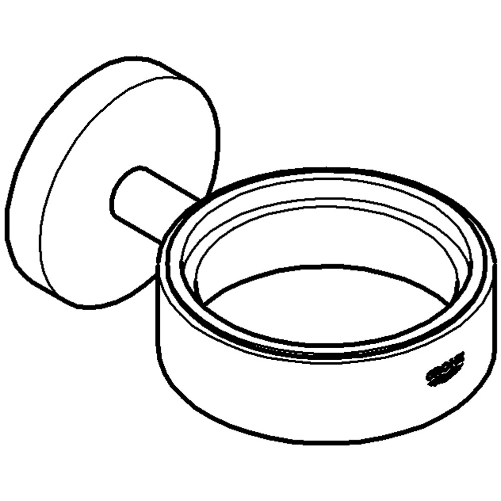 Suport pahar baie GROHE Essentials 1024662430, negru