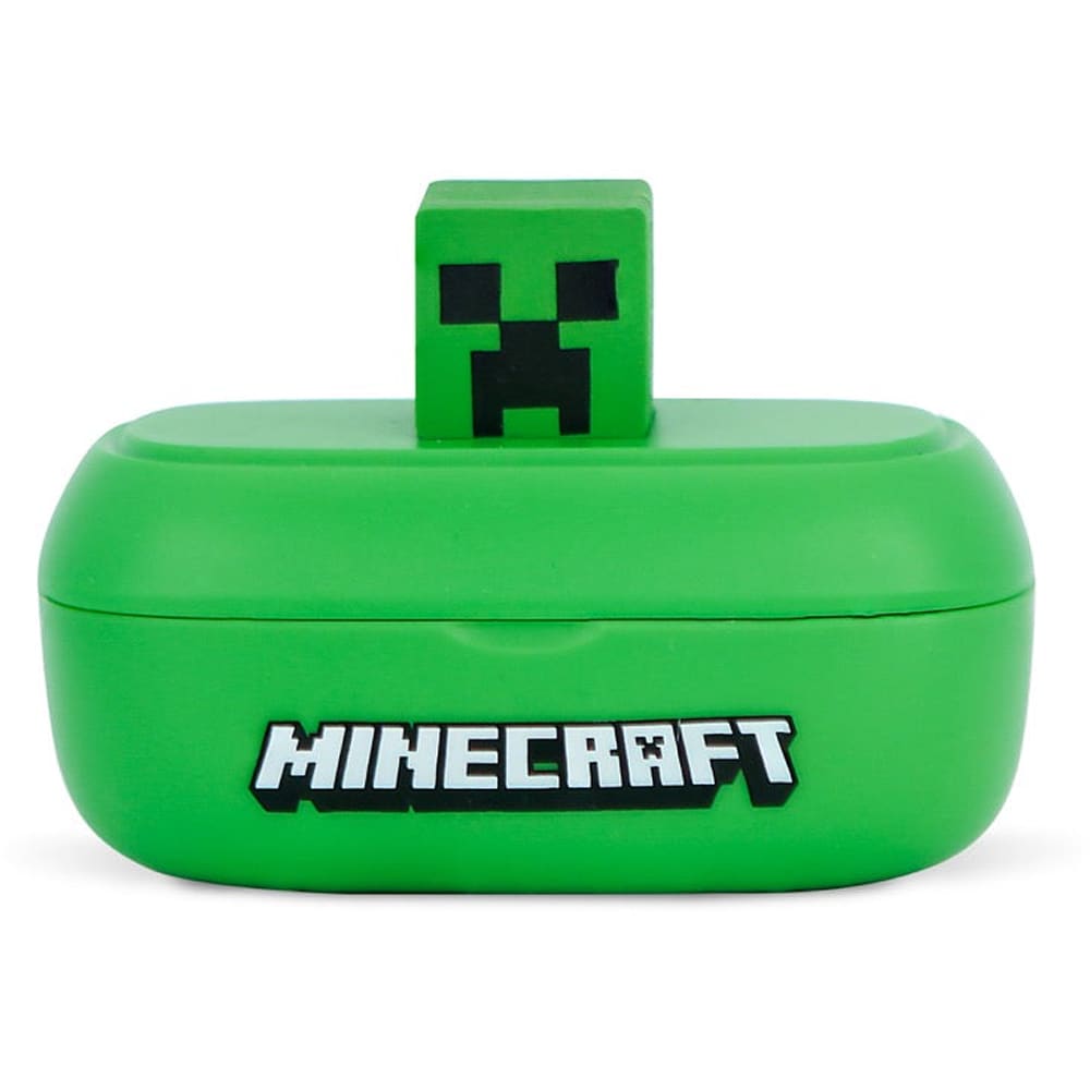 Casti pentru copii OTL Minecraft 3D Character, Bluetooth, In-ear, Microfon, verde