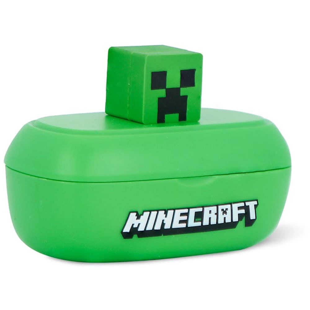 Casti pentru copii OTL Minecraft 3D Character, Bluetooth, In-ear, Microfon, verde