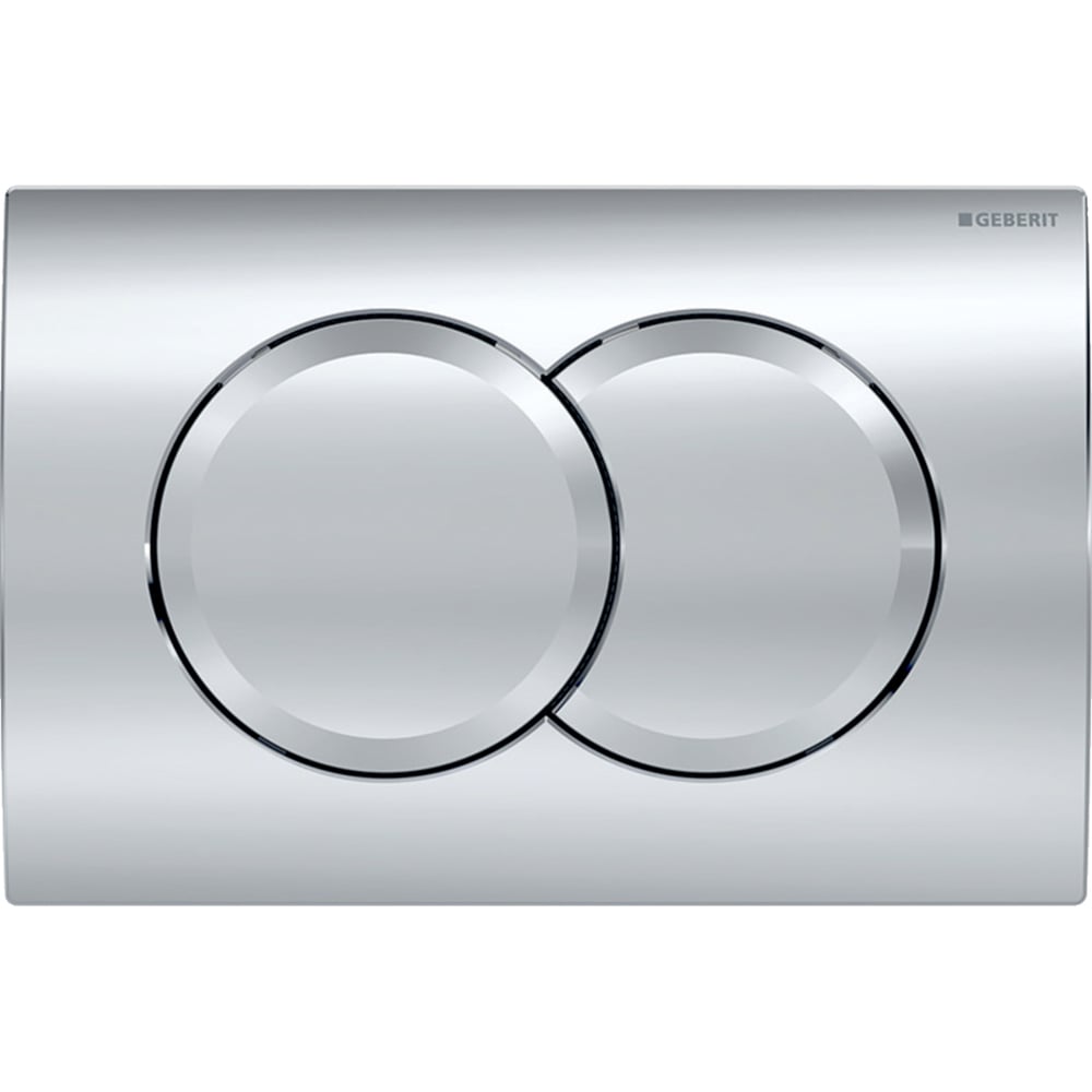 Clapeta actionare GEBERIT Delta 01 115107211, dubla actionare, crom lucios