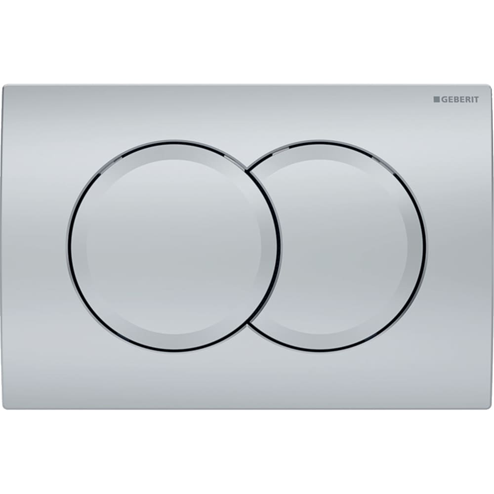 Clapeta actionare GEBERIT Delta 01 115107461, dubla actionare, crom mat