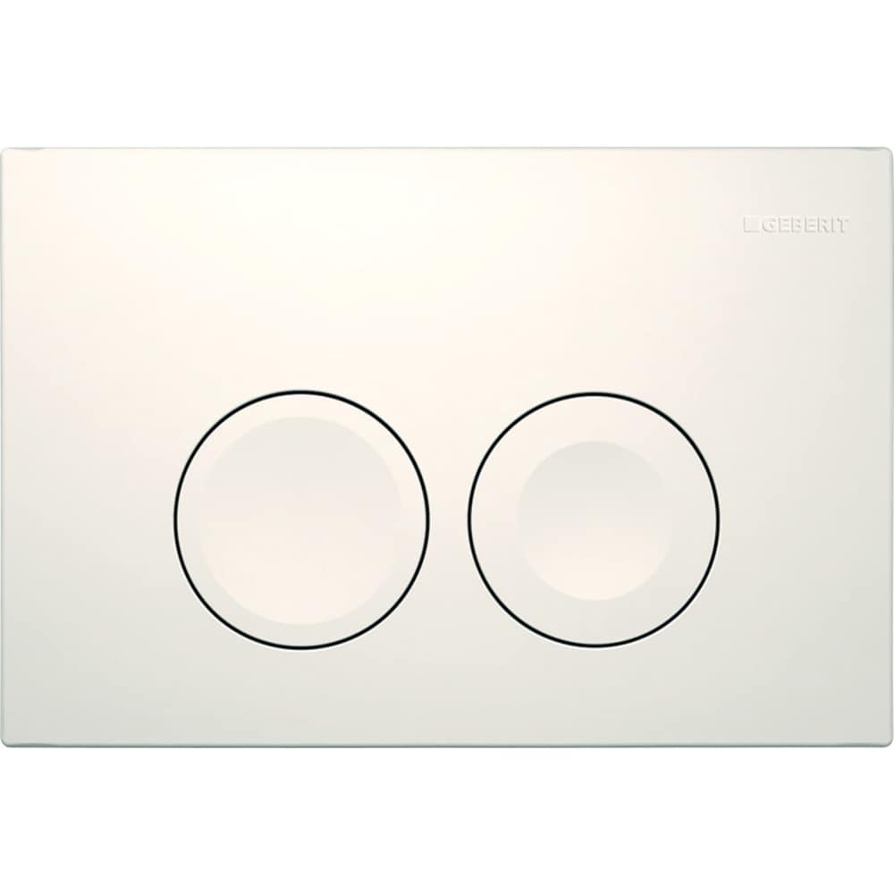 Clapeta actionare GEBERIT Delta 25 115125115, dubla actionare, alb