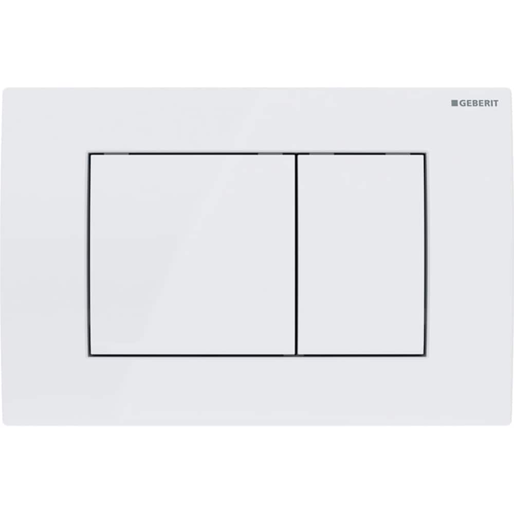 Clapeta actionare GEBERIT Delta 30 115137111, dubla actionare, alb