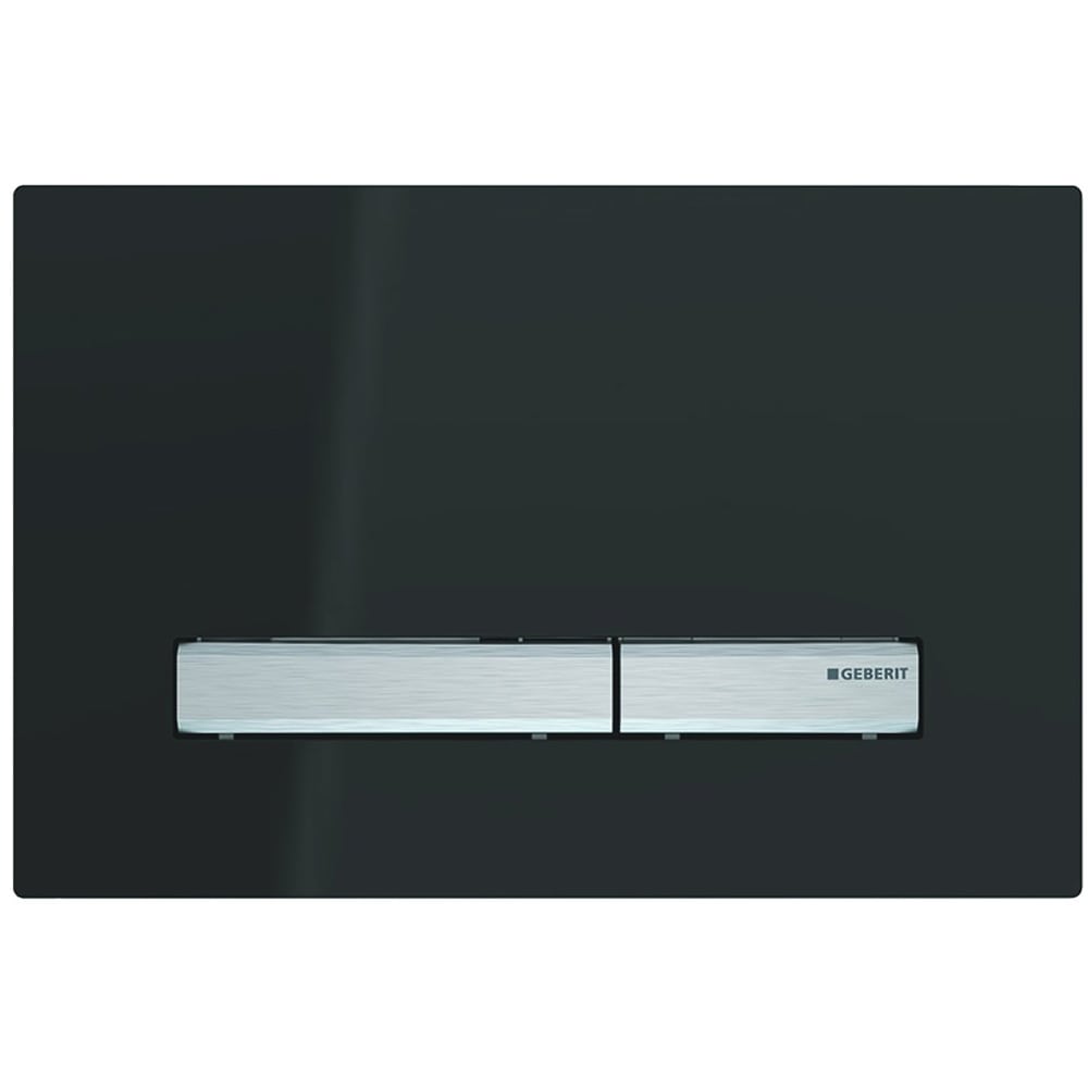 Clapeta actionare GEBERIT Sigma 50 115788DW2, dubla actionare, negru-crom