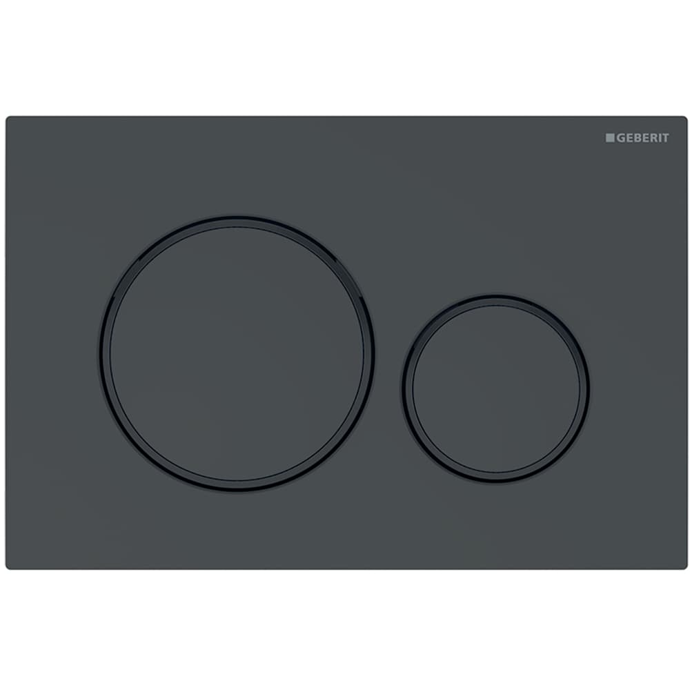 Clapeta actionare GEBERIT Sigma 20 115882161, dubla actionare, negru mat lacuit
