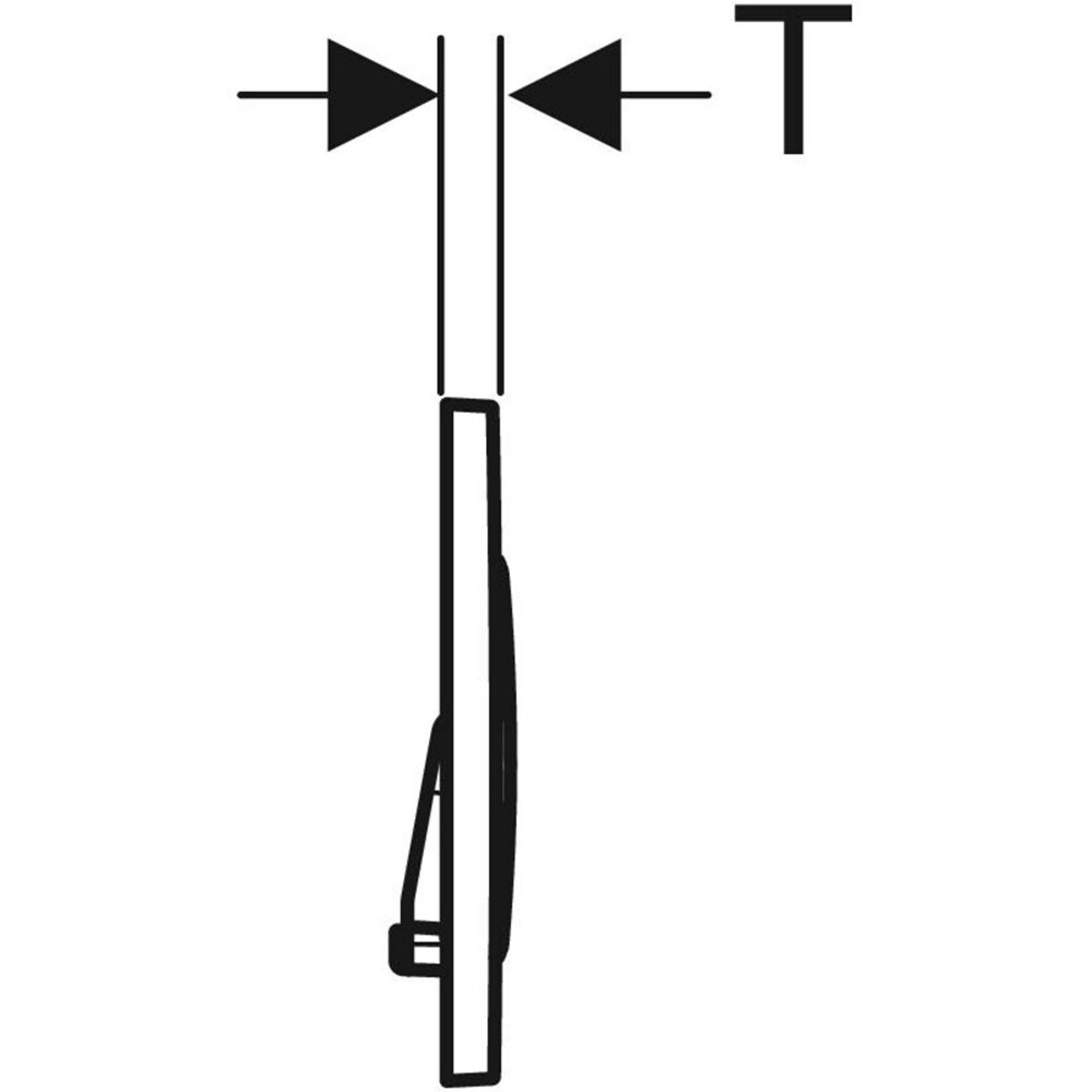Clapeta actionare GEBERIT Sigma 20 115882SN1, dubla actionare, inox