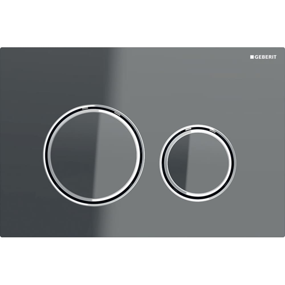 Clapeta actionare GEBERIT Sigma 21 115884JK1, dubla actionare, gri inchis-crom