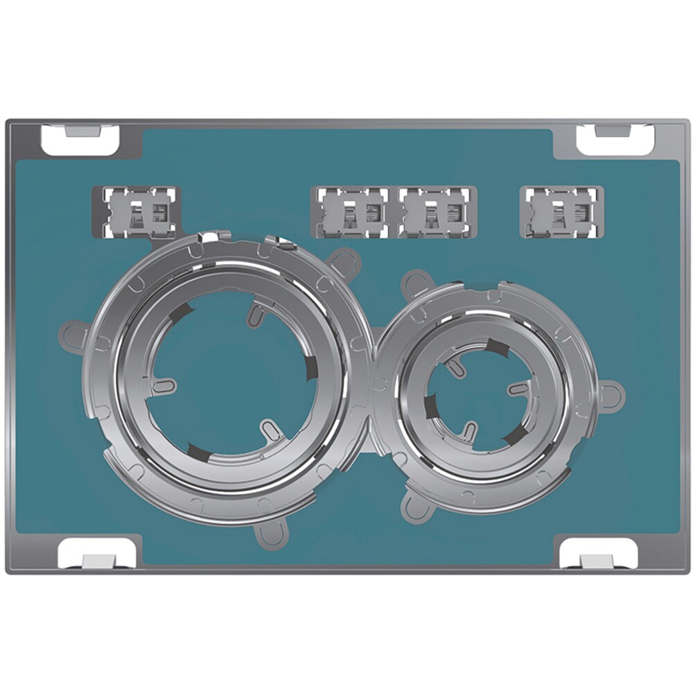 Clapeta actionare GEBERIT Sigma 21 115884JM1, dubla actionare, gri-crom