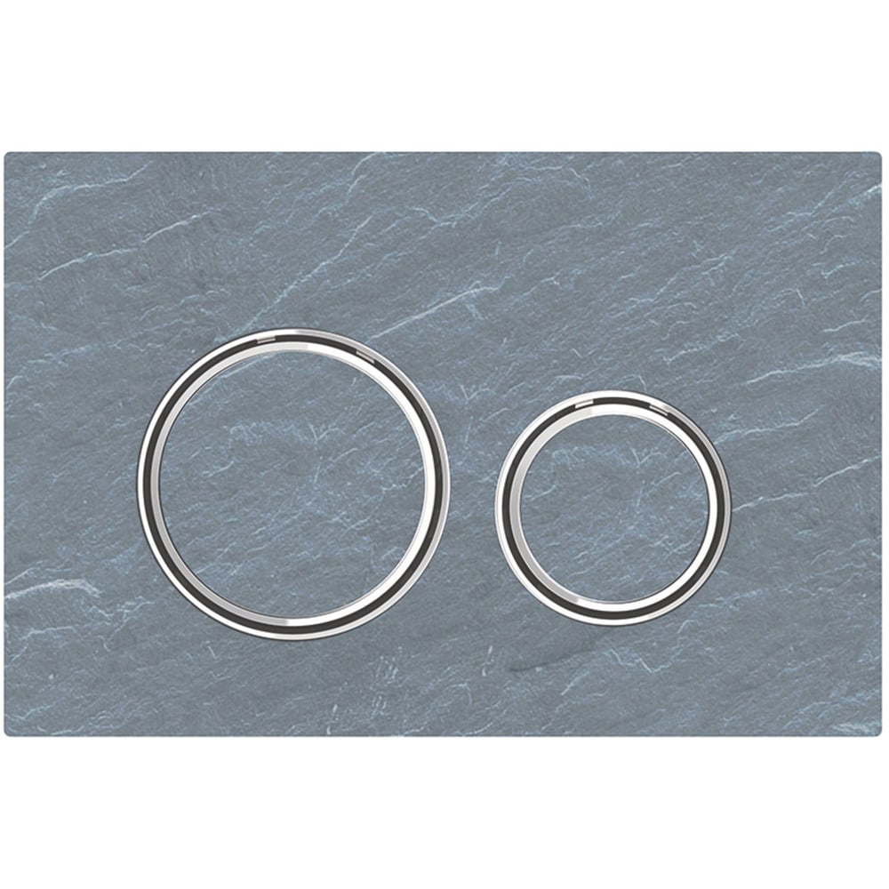 Clapeta actionare GEBERIT Sigma 21 115884JM1, dubla actionare, gri-crom