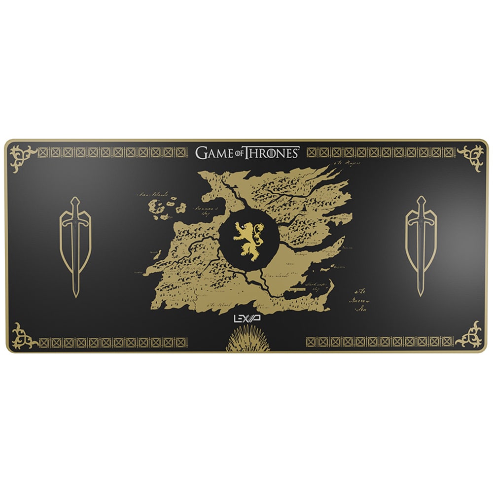Mouse Pad Gaming Game of Thrones Lions XXL, negru