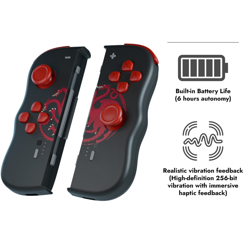 Set Controller Game of Thrones pentru Nintendo Switch, negru