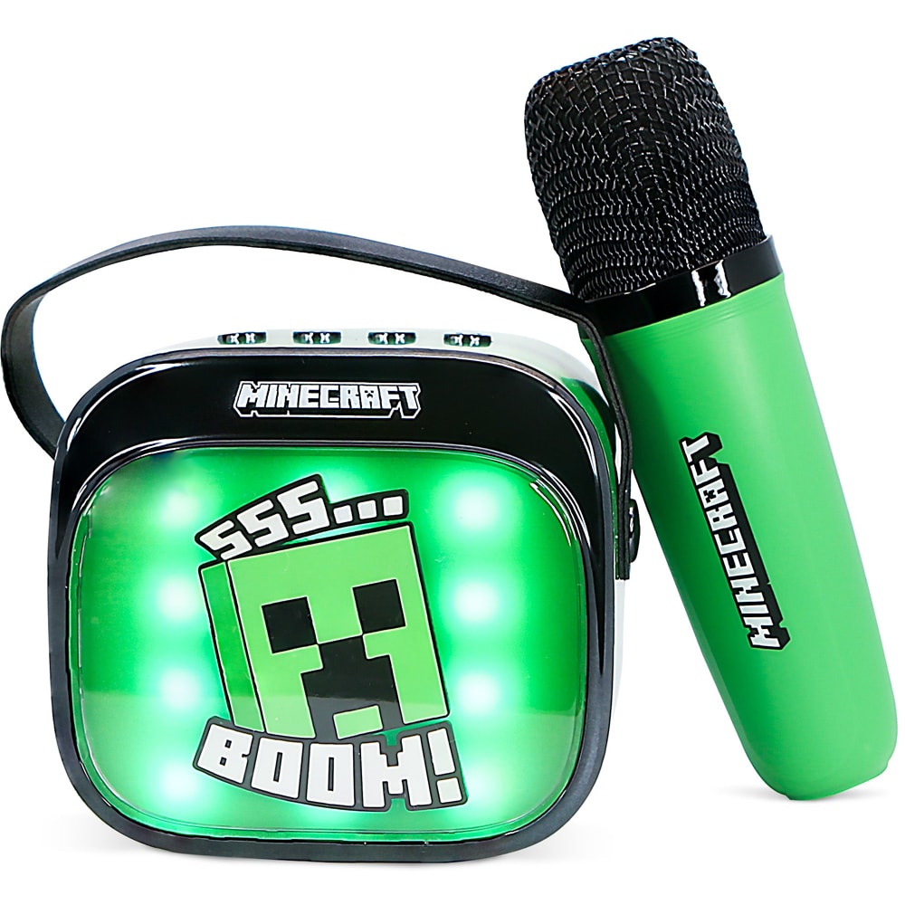 Boxa portabila OTL Minecraft PopSing, Bluetooth, verde