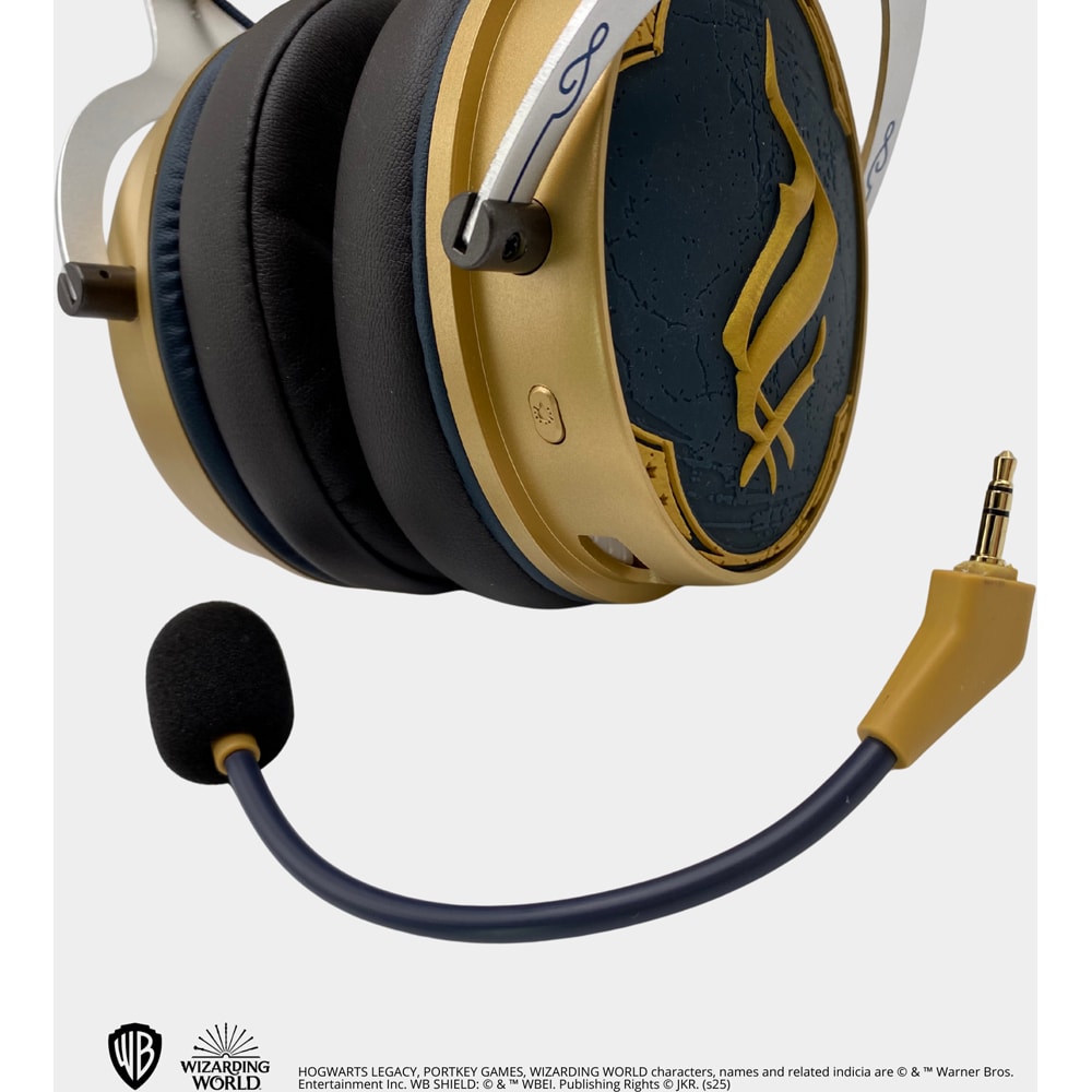 Casti Gaming Hogwarts Legacy Ancient Magic, multiplatforma, negru-auriu