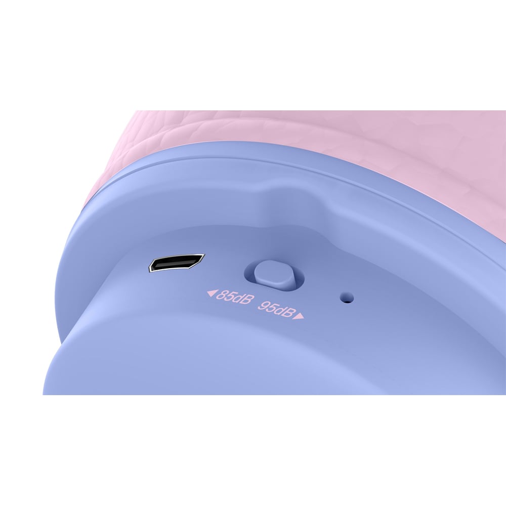 Casti pentru copii OTL Pokemon Kuromi, Bluetooth, On-ear, Microfon, mov