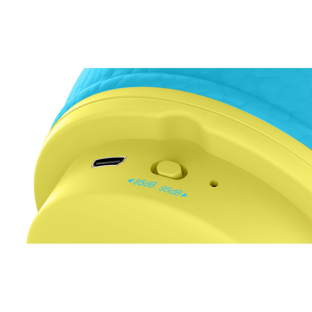 Casti pentru copii OTL Spongebob, Bluetooth, On-ear, Microfon, galben