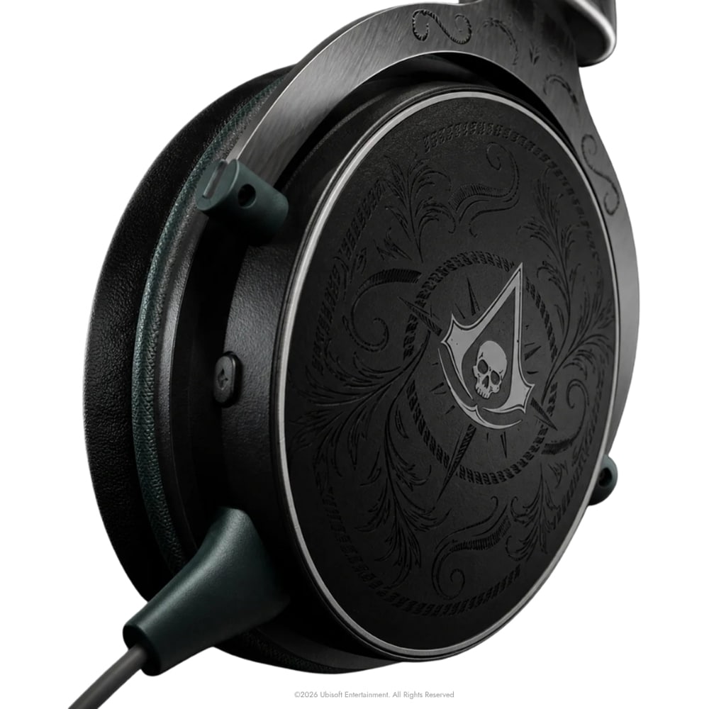 Casti Gaming Wireless Assassin's Creed Black Flag Resynced, stereo, multiplatforma, negru