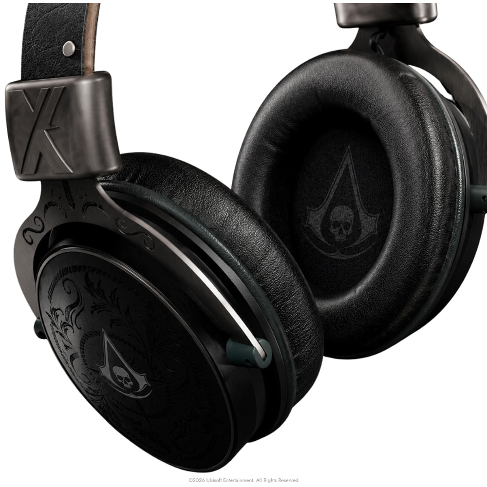Casti Gaming Wireless Assassin's Creed Black Flag Resynced, stereo, multiplatforma, negru