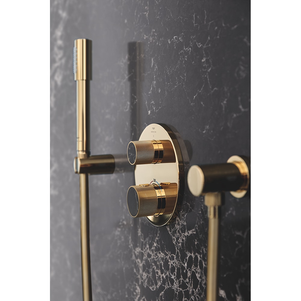Furtun de dus GROHE Silverflex 28388GL0, 1.75m, auriu