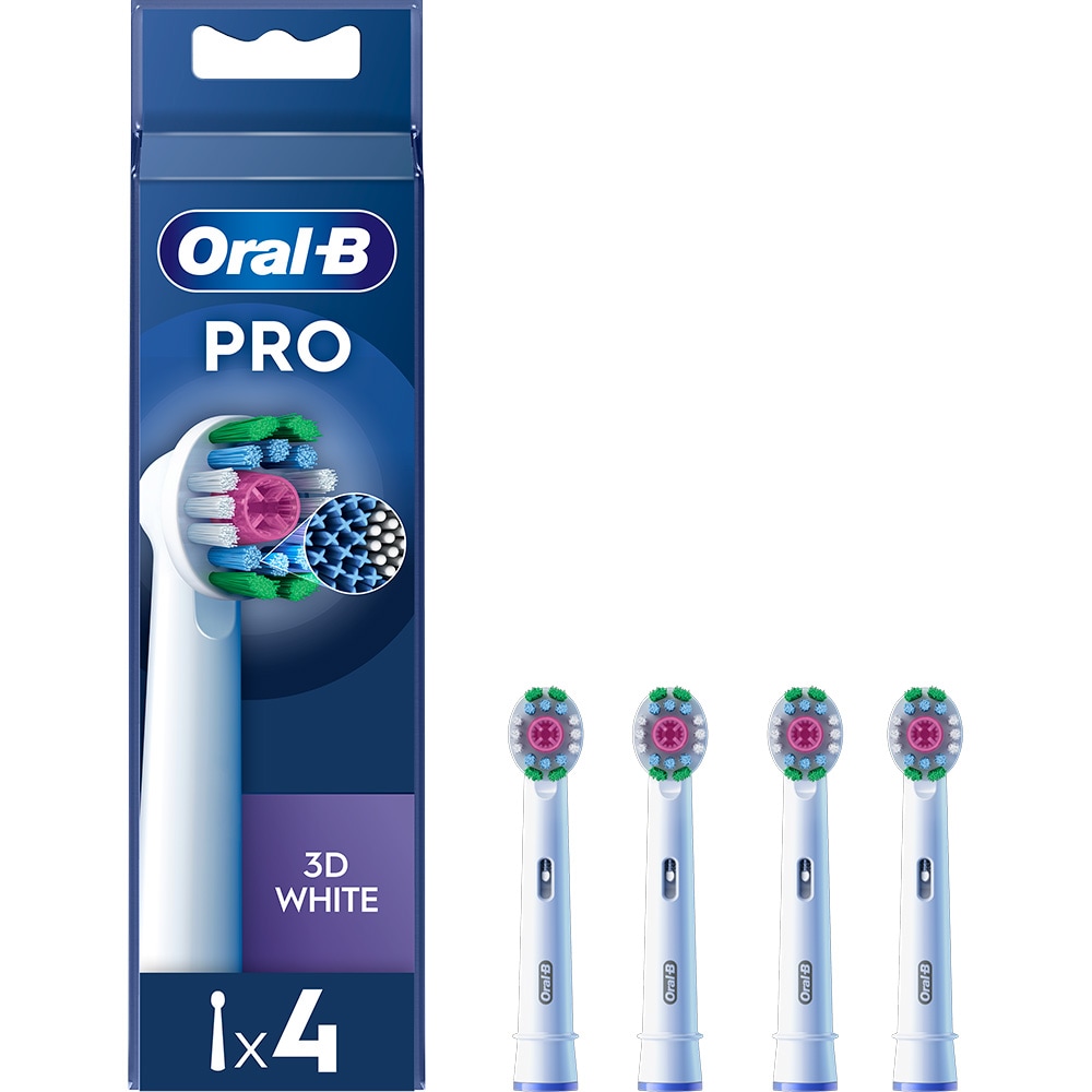 Rezerve periuta de dinti electrica ORAL-B Pro 3D White, 4buc