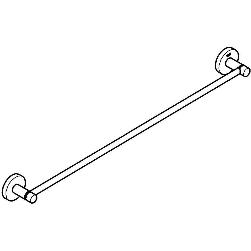 Suport prosop tip bara GROHE Essentials 40366GN1, 60 cm, auriu