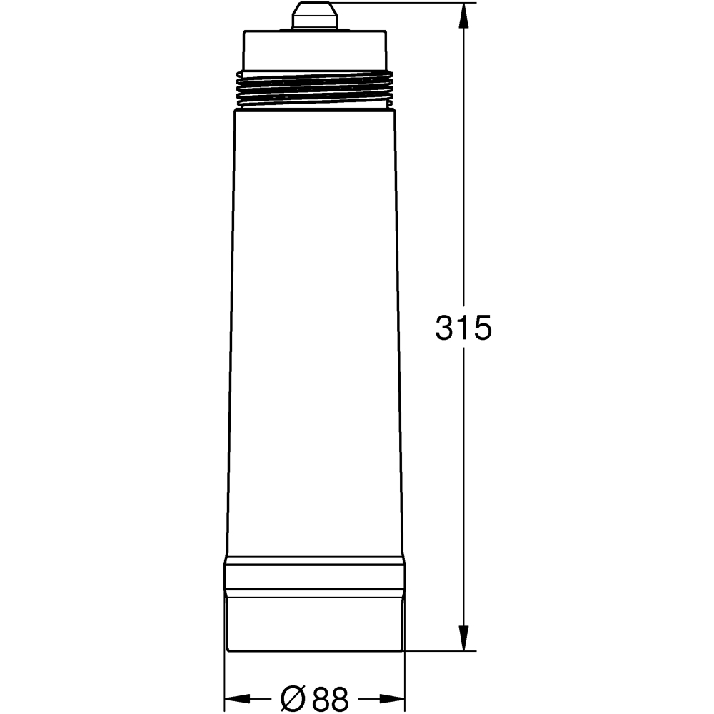 Filtru GROHE Blue M 40430001, 1500 l, filtrare in 5 etape