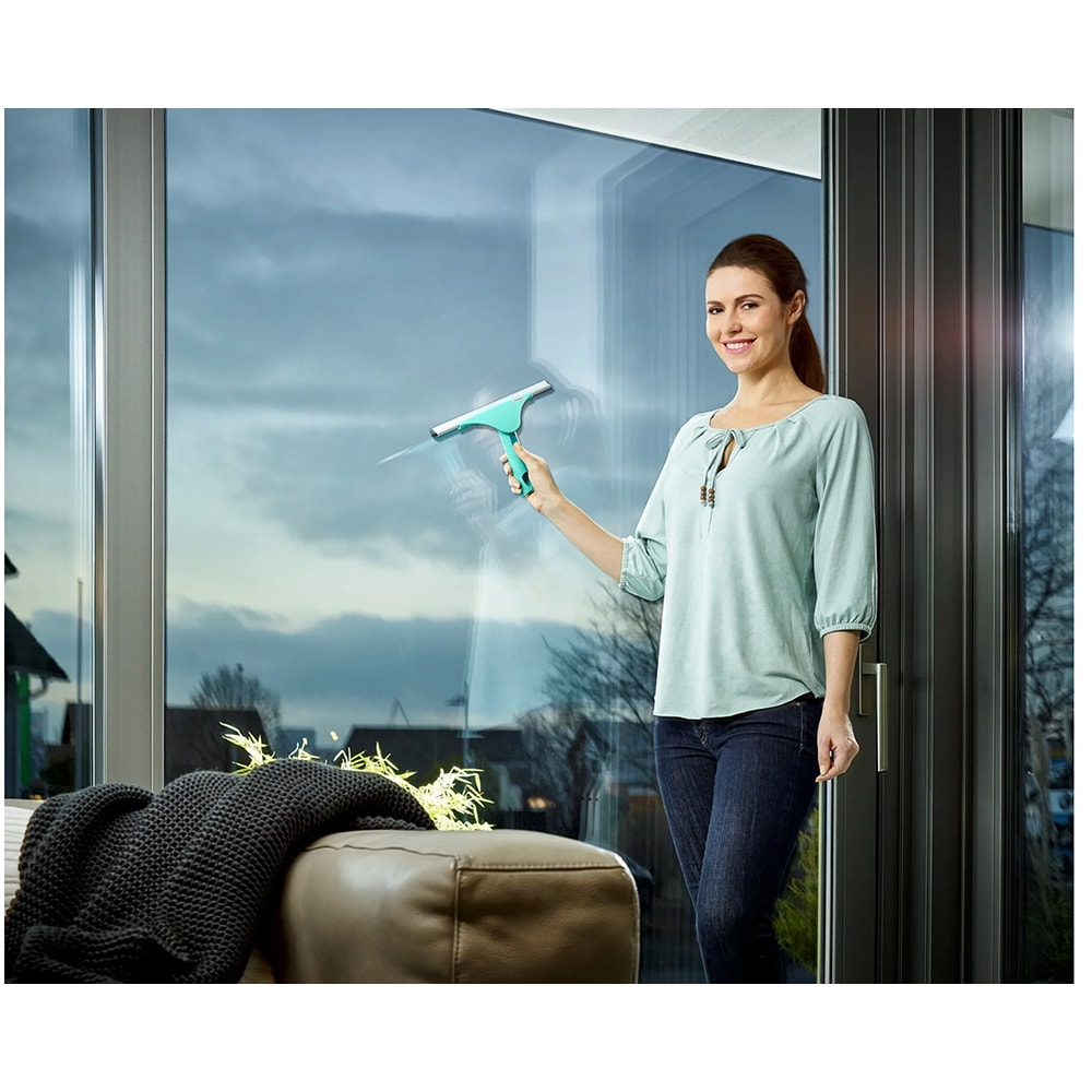 Stergator geamuri LEIFHEIT Powerslide XL, 40 cm, turcoaz