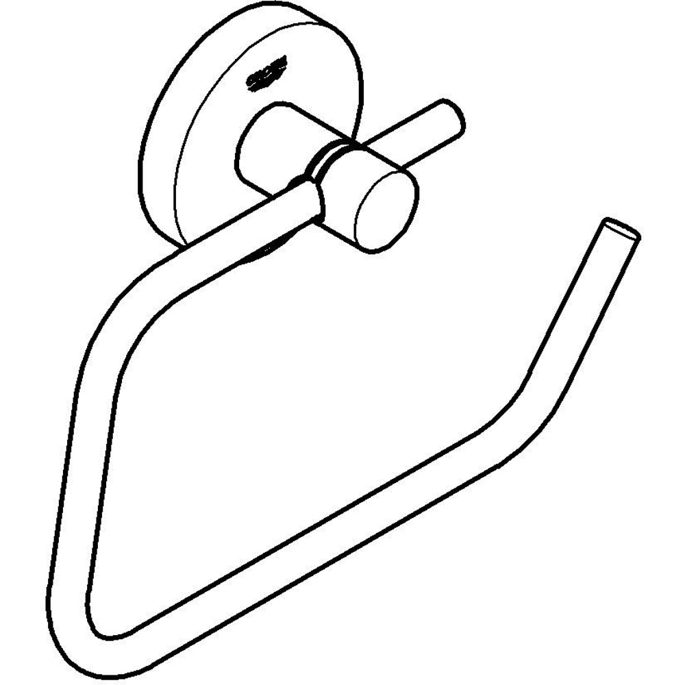 Suport hartie igienica GROHE Essentials 40689AL1, grafit