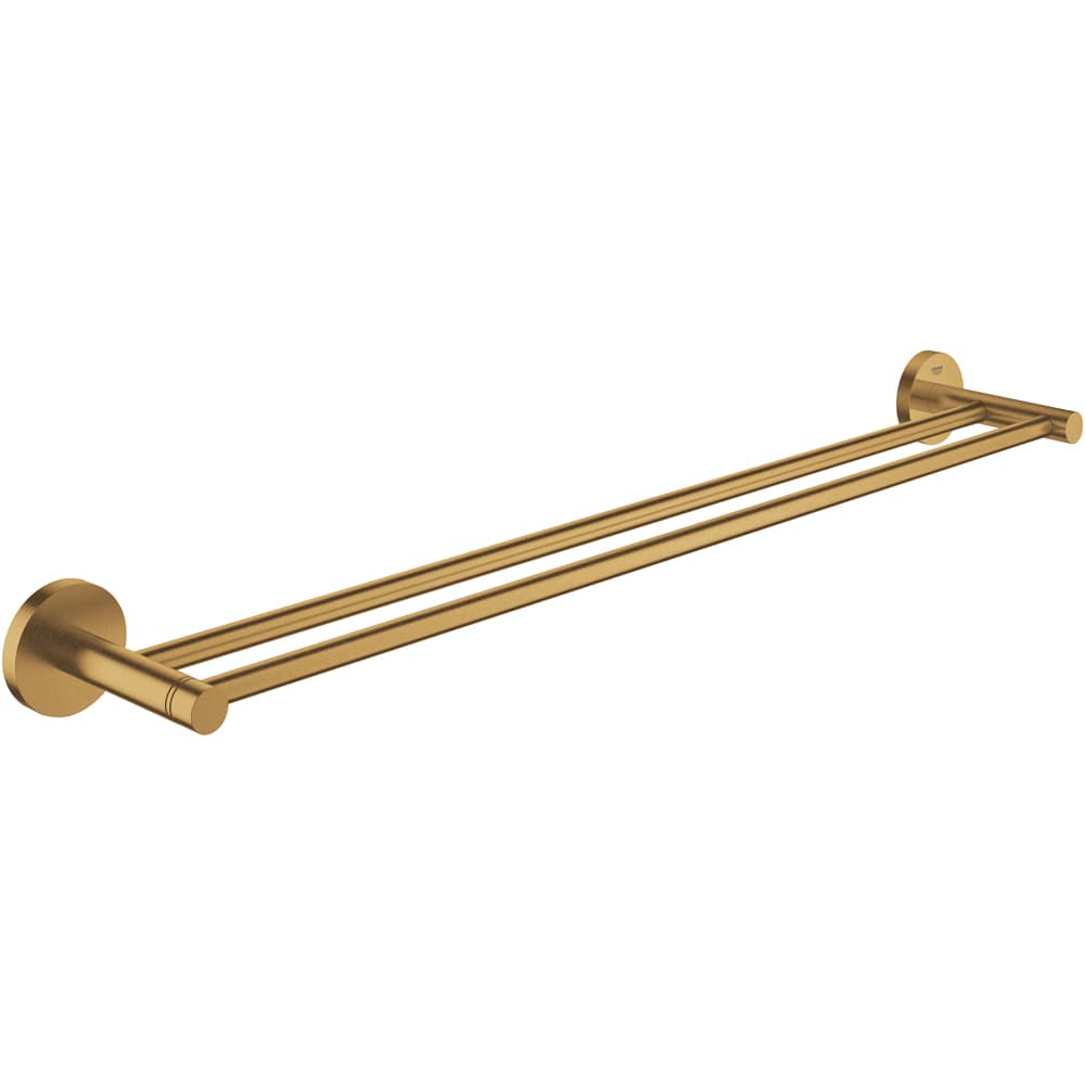Suport prosop dublu GROHE Essentials 40802GN1, 60 cm, auriu