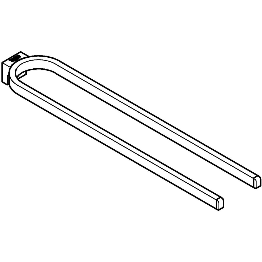 Suport prosop tip bara GROHE Essentials 41059GL0, 40 cm, auriu