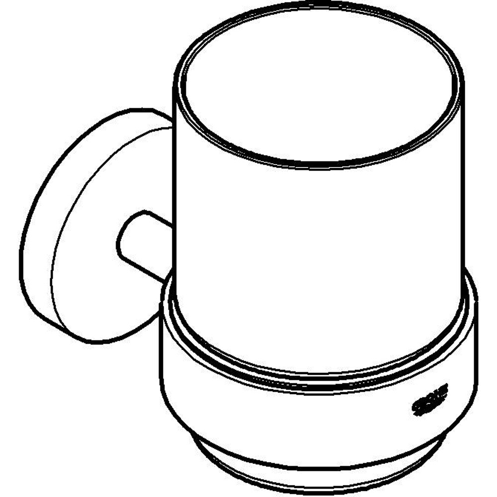 Pahar baie GROHE Start 41194000, crom