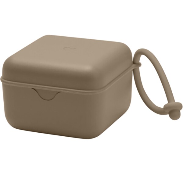 Cutie depozitare suzeta BIBS 4200243, 0 luni+, maro