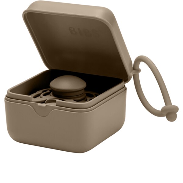 Cutie depozitare suzeta BIBS 4200243, 0 luni+, maro